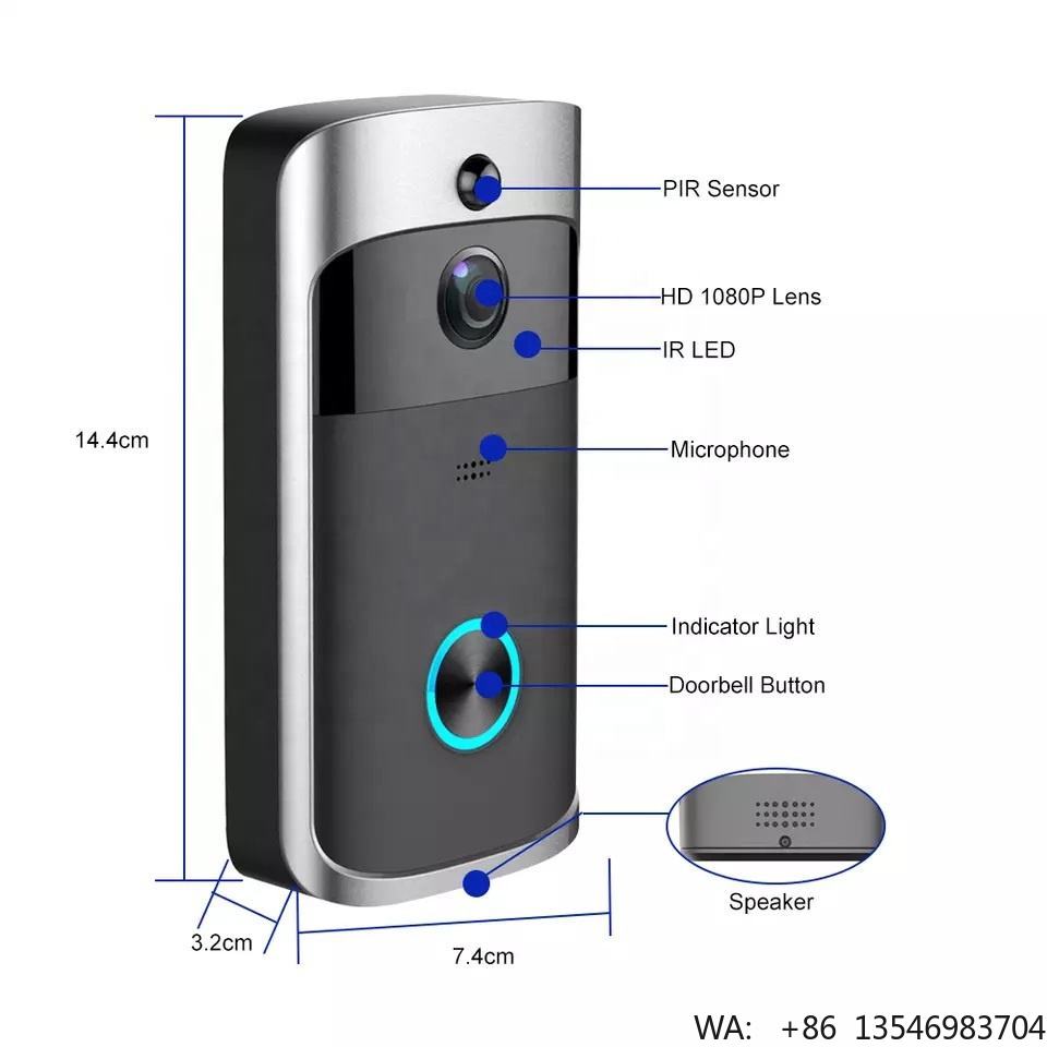 Sonnette de porte intelligente - Home Security Ring Camera avis et prix