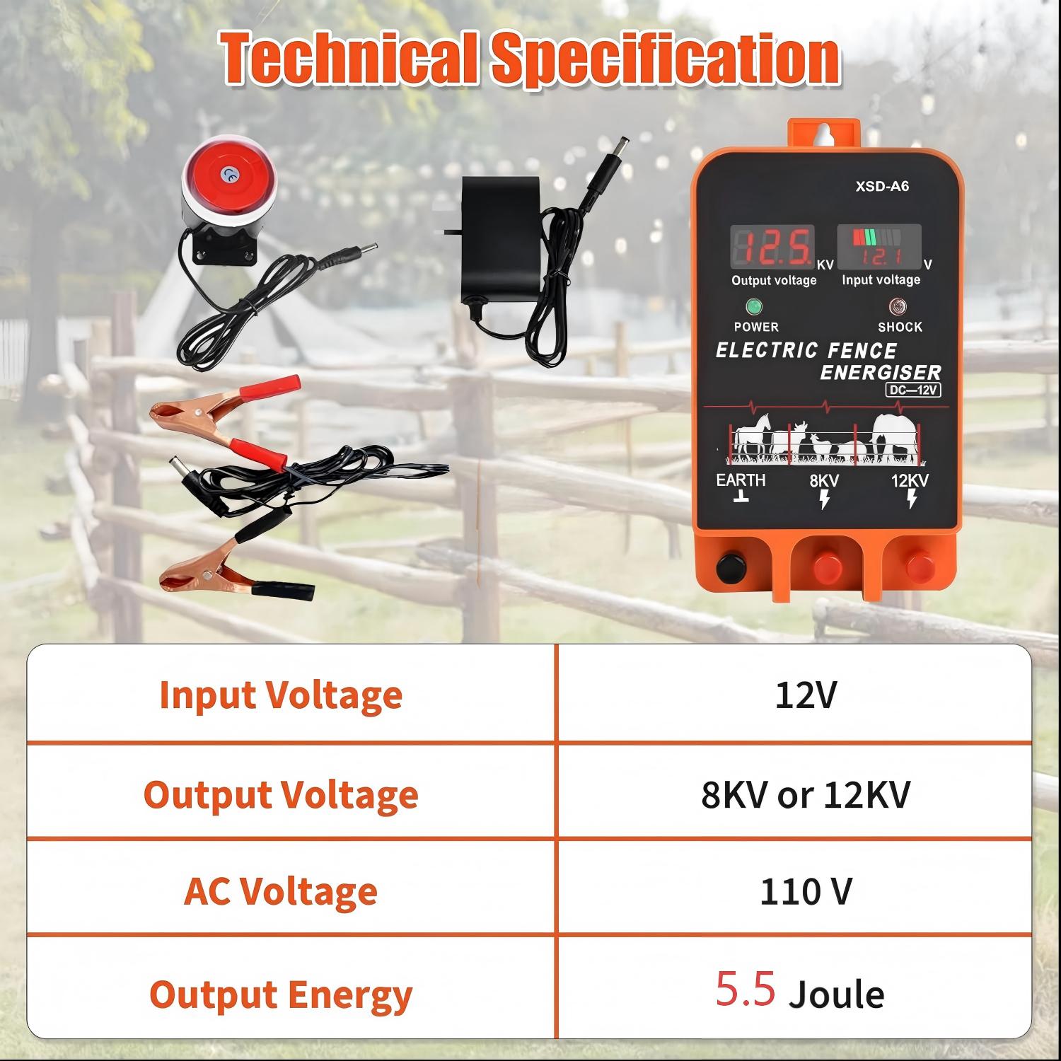 Électrificateur de clôture éle - Home Security Electric Fence avis et prix