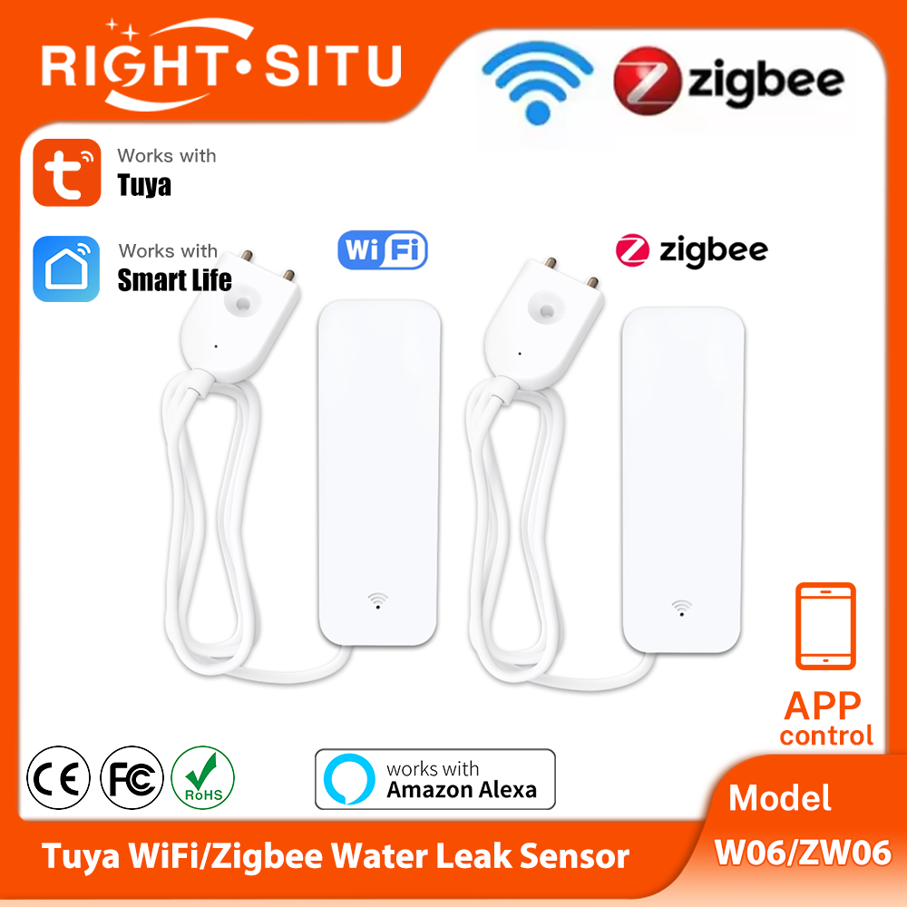 Tuya WiFi Zigbee capteur d'eau - Home Security With Ai avis et prix