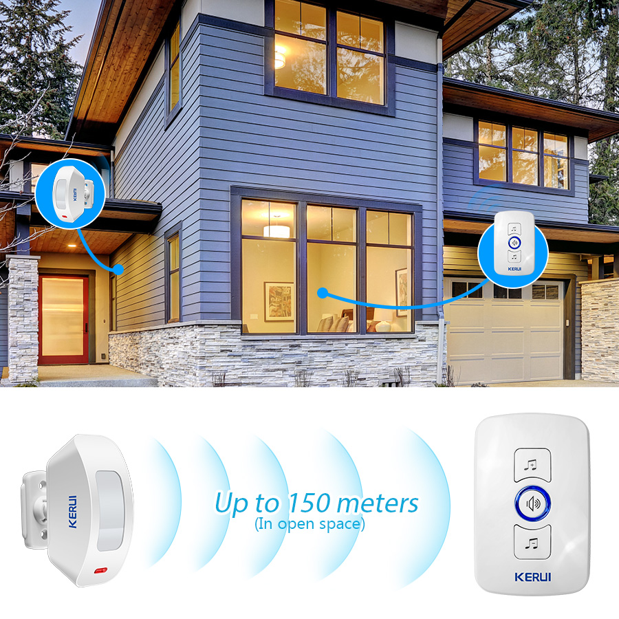 KERUI sonnette sans fil sécuri - Home Security Ring avis et prix