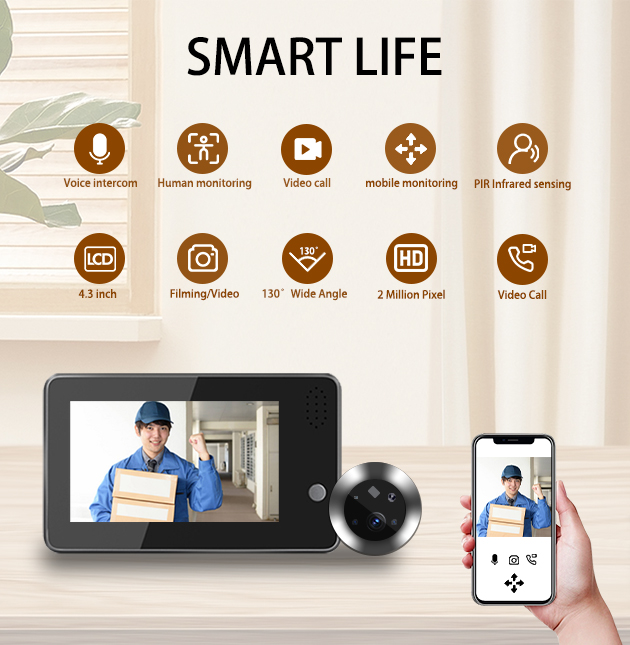 Sonnette WiFi Tuya Smartlife 4 - Home Security Indoor Cameras avis et prix