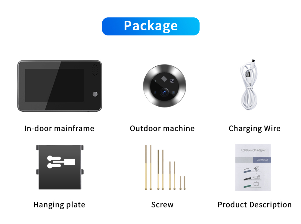 Sonnette WiFi Tuya Smartlife 4 - Home Security Indoor Cameras avis et prix