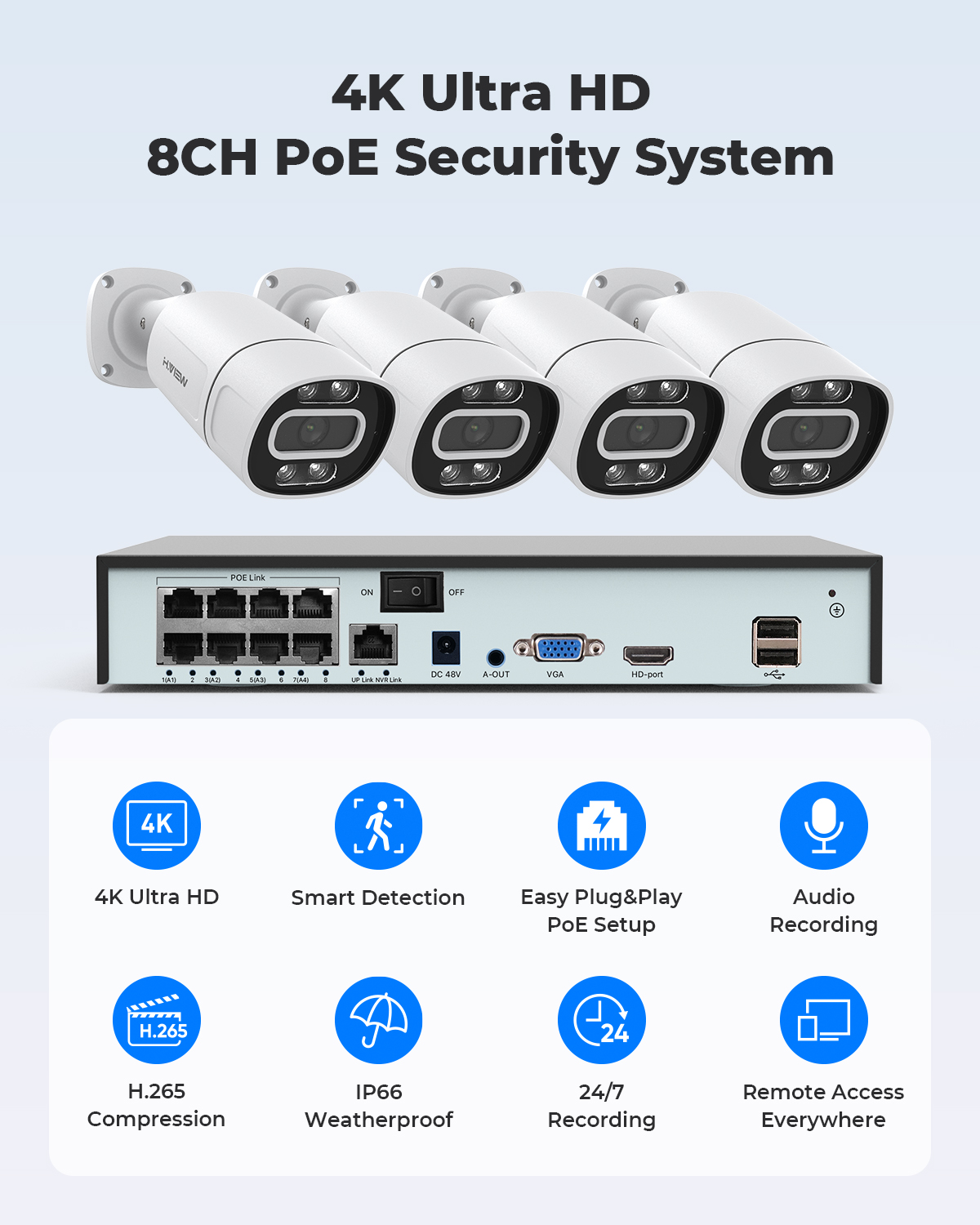 Système de caméra de sécurité  - Home Security Deals avis et prix