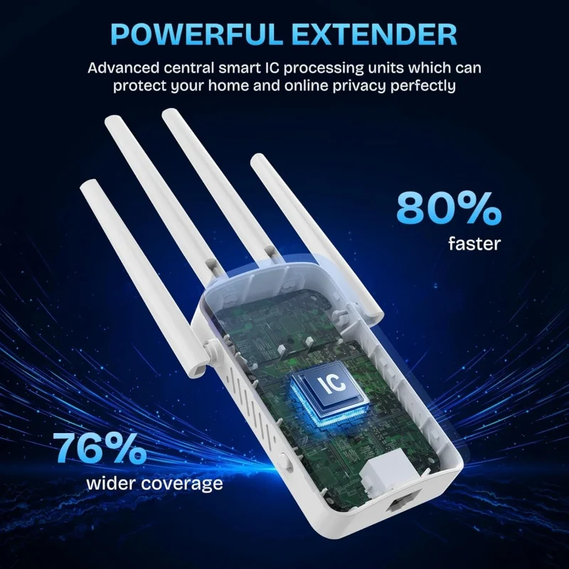 Répéteur WiFi double bande 120 - Home Security And Internet avis et prix