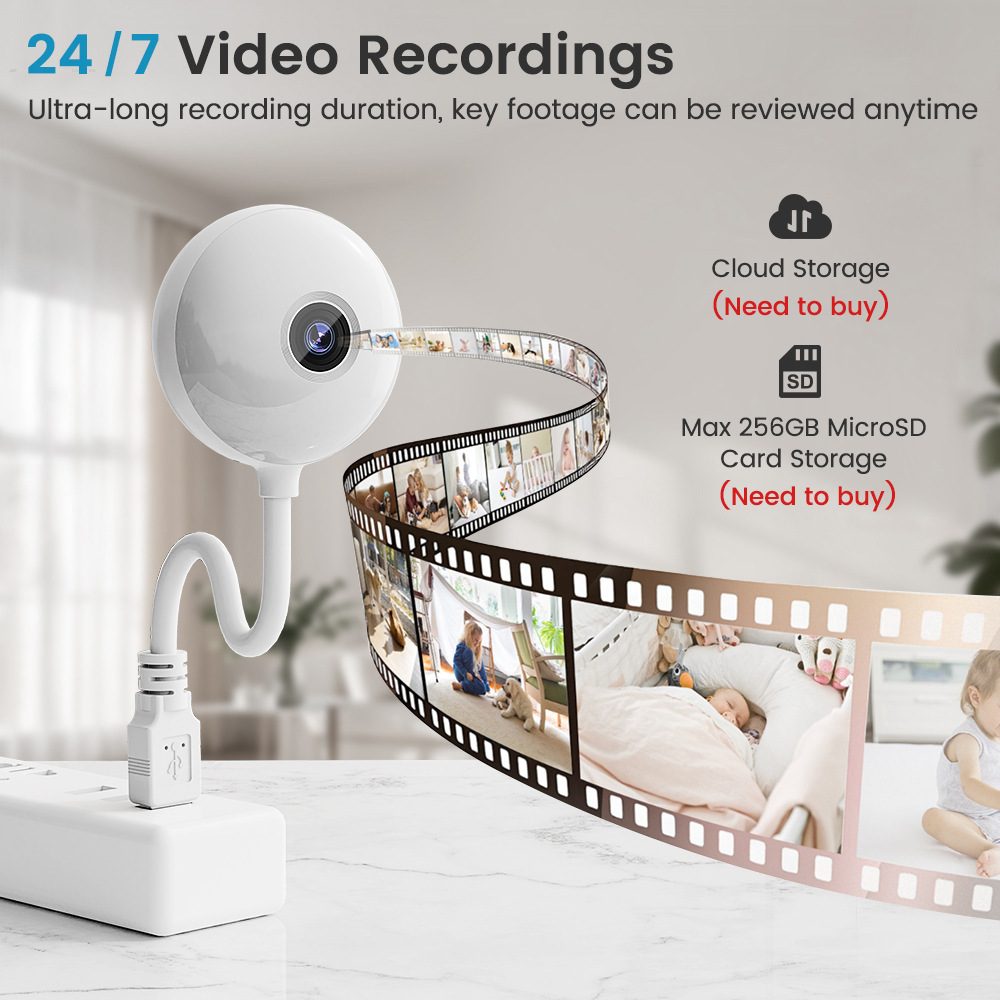 Mini caméra IP WiFi USB 5MP av - Home Security Flood Lights avis et prix