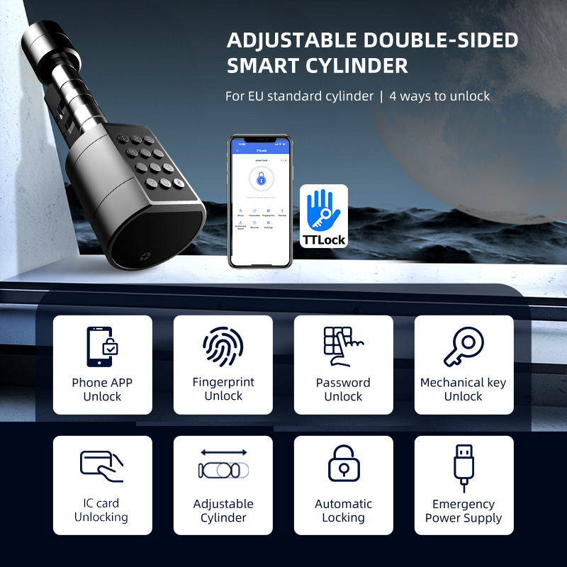 Serrure de porte cylindrique i - Door Lock Smart Keypad avis et prix