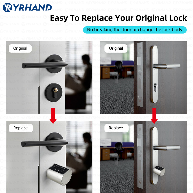 Serrure de porte cylindrique i - Door Lock Smart Keypad avis et prix