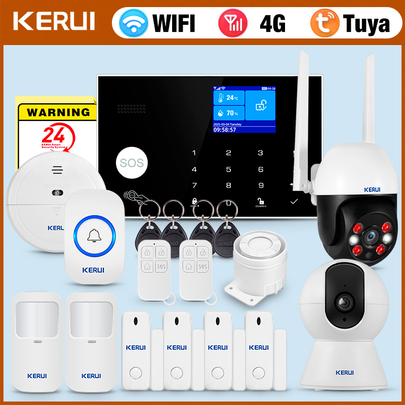 KERUI – alarme 4G avec sonnett - Home Security Ring avis et prix