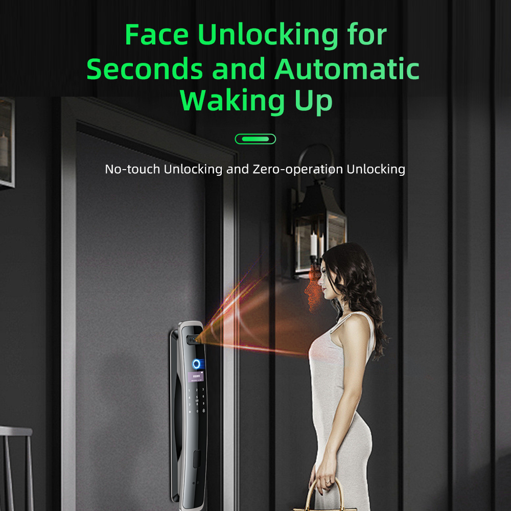 Serrure de porte intelligente  - Home Security Front Door Camera avis et prix
