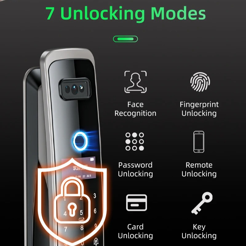 Serrure de porte intelligente  - Home Security Front Door Camera avis et prix