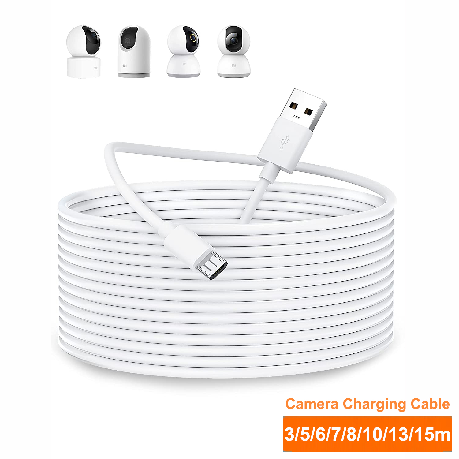 Câble d'extension micro USB 3  - Home Security Camera Xiaomi avis et prix