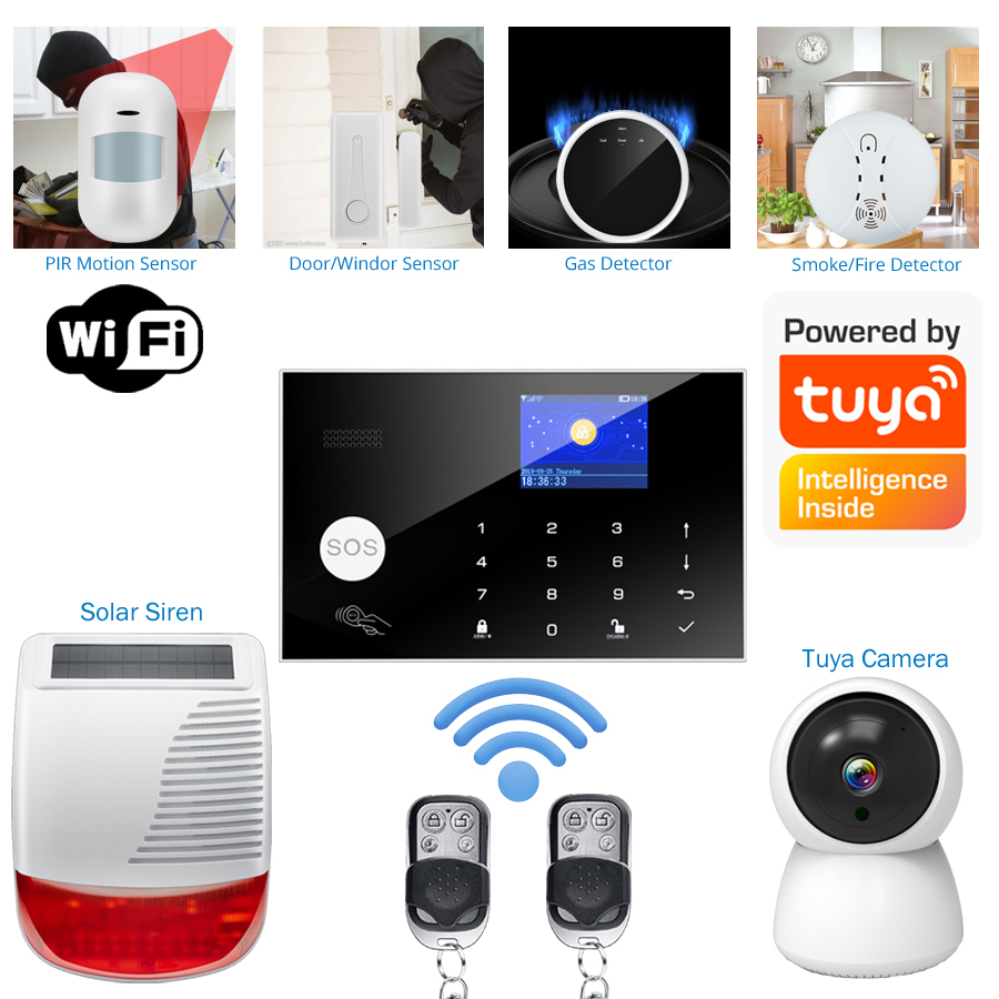 Système d'alarme intelligent p - Home Zone Security App avis et prix