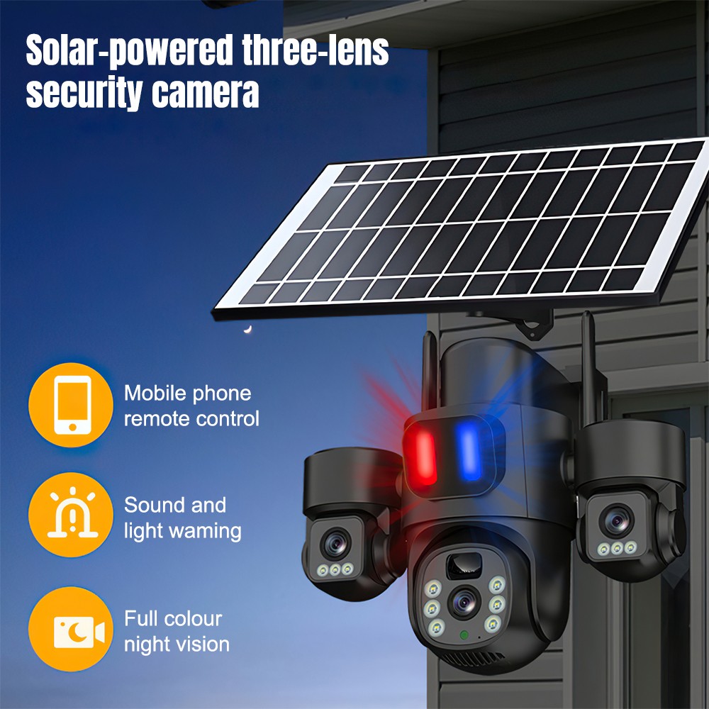 Caméra solaire WiFi PTZ extéri - Home Security Ideas avis et prix