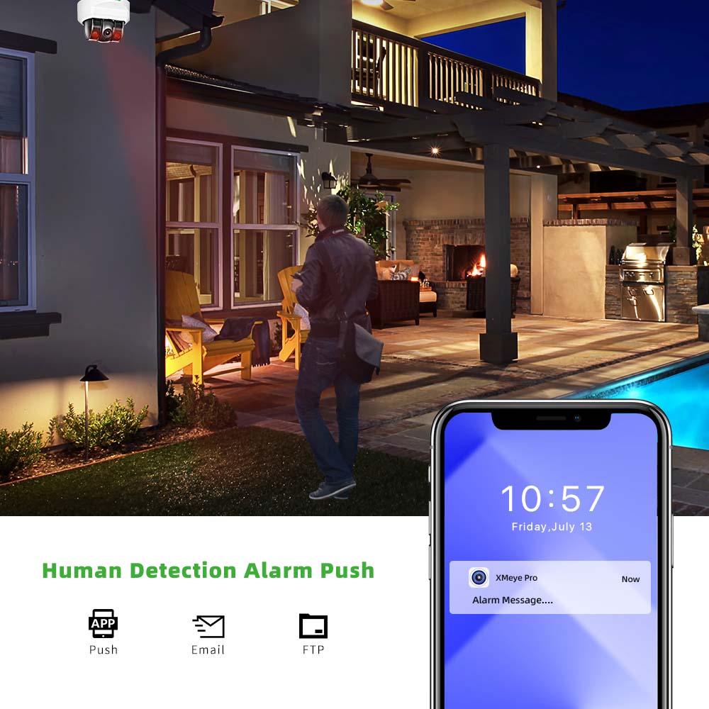 Caméra IP POE C GC PB 4MP, mic - Home Security Ideas avis et prix