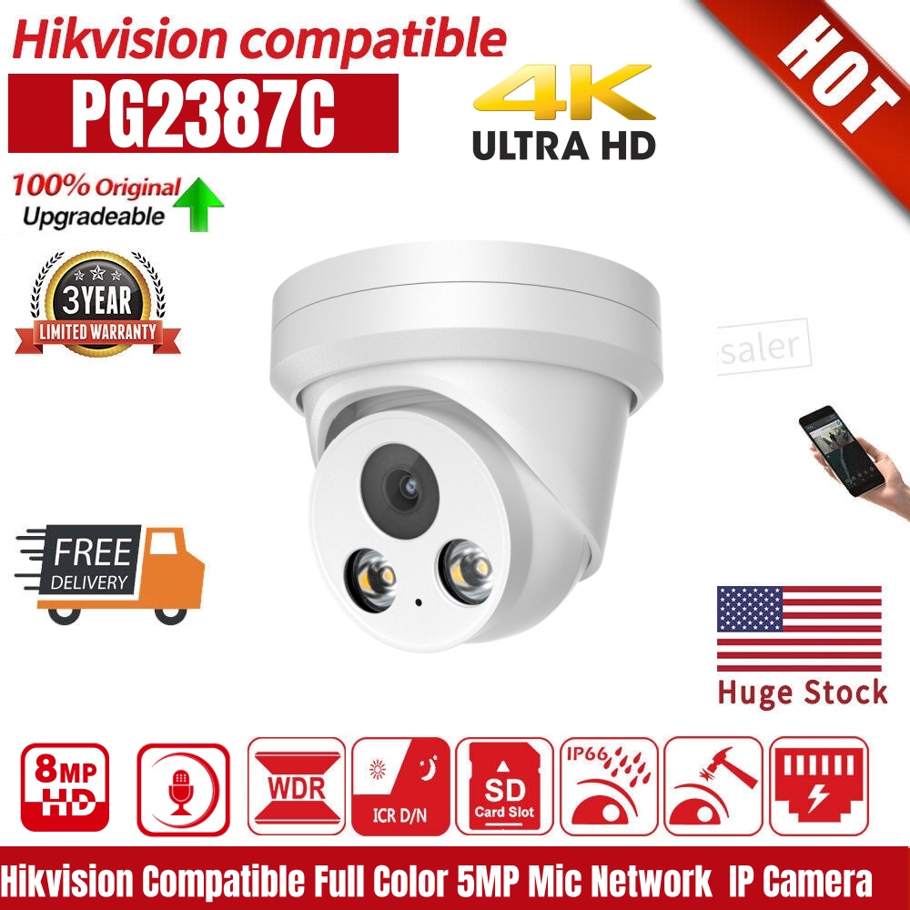 Caméra IP 8MP 4K compatible Hi - Home Security Hikvision avis et prix