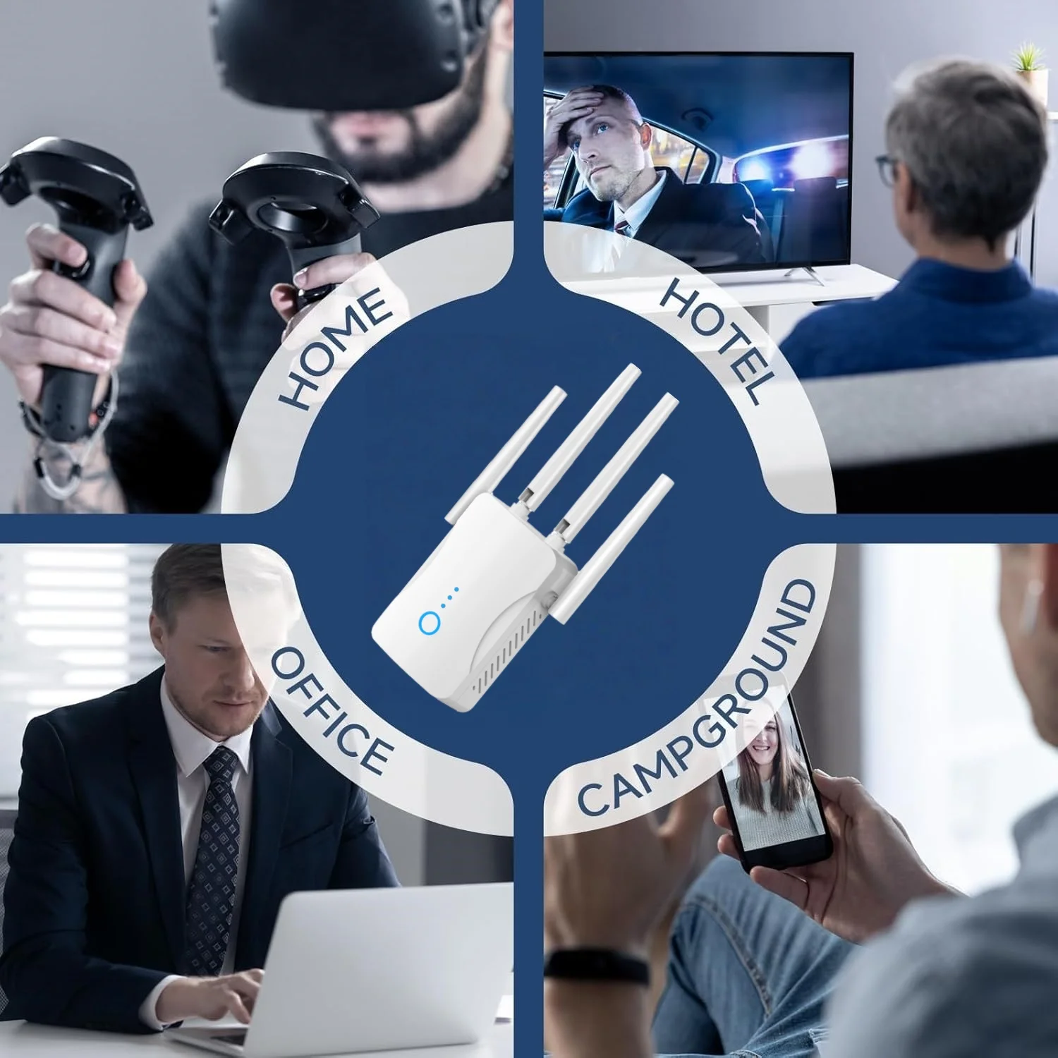 Répéteur WiFi double bande 120 - Home Security And Internet avis et prix