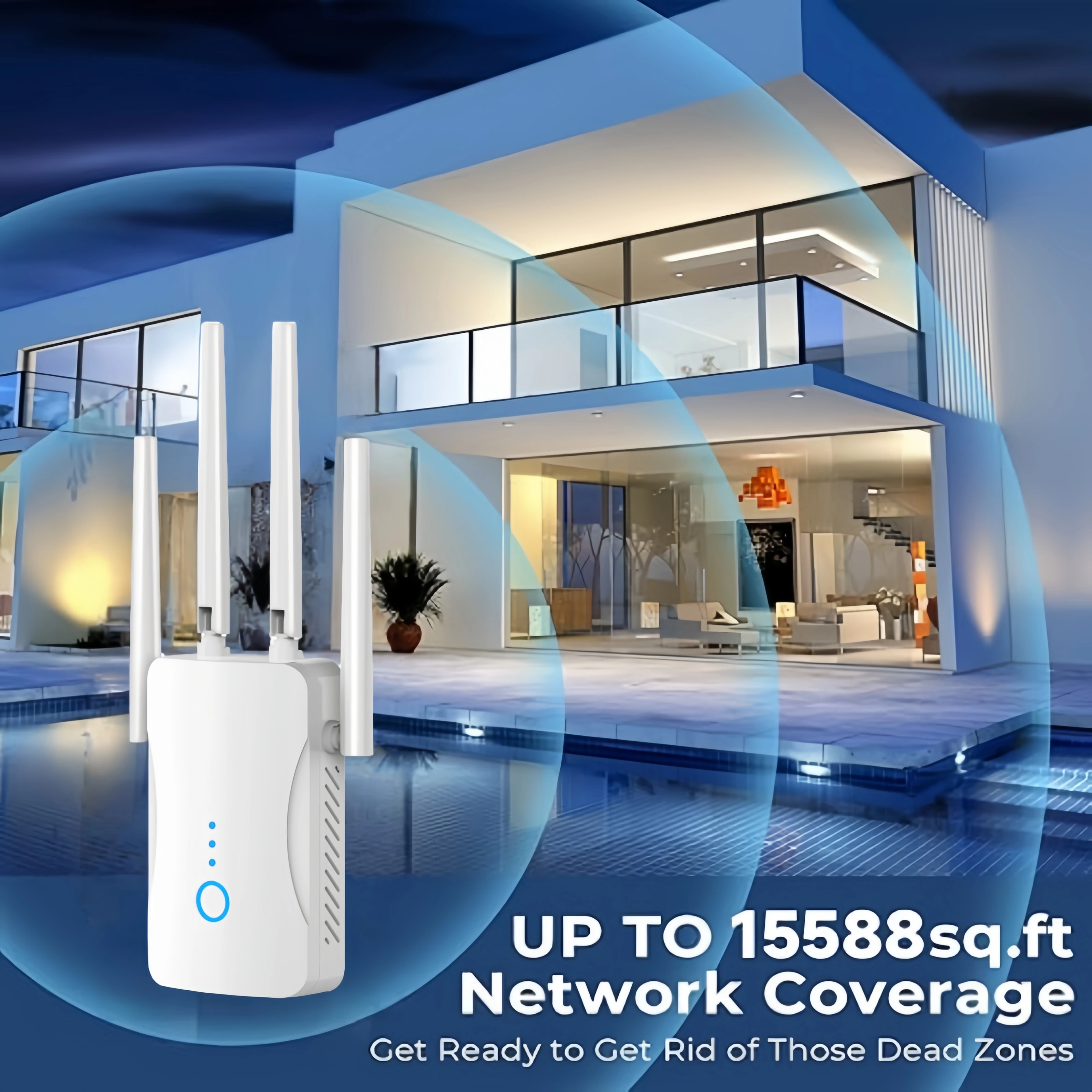 Répéteur WiFi double bande 120 - Home Security And Internet avis et prix