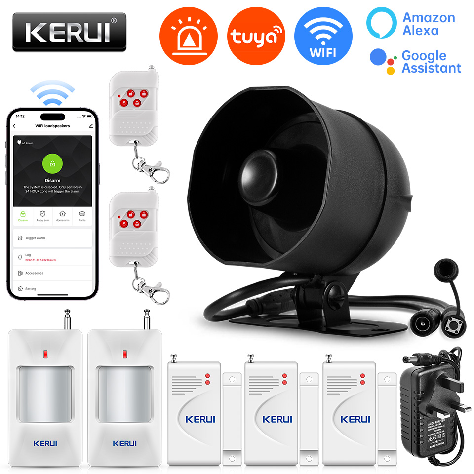 KERUI 120db système d'alarme s - Home Zone Security App avis et prix