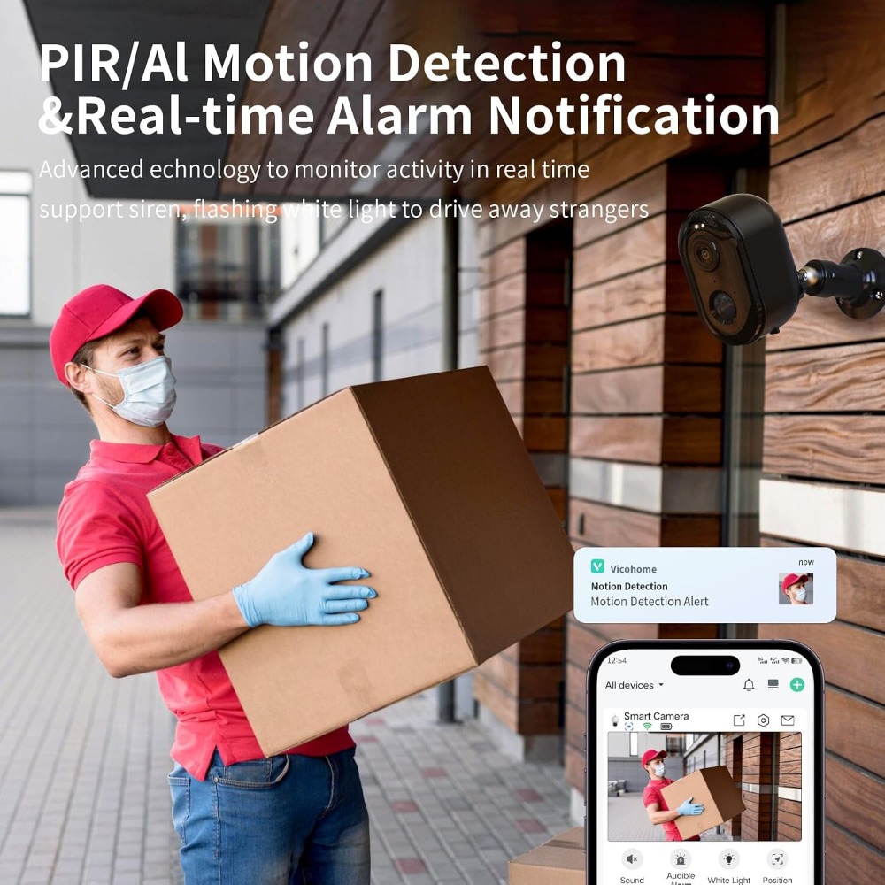 Caméras de sécurité extérieure - Home Security With Ai avis et prix