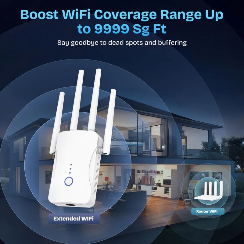 Répéteur WiFi double bande 2,4 - Home Security And Internet avis et prix