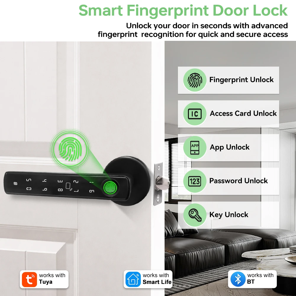 Serrure de porte intelligente  - Door Lock Smart Keypad avis et prix
