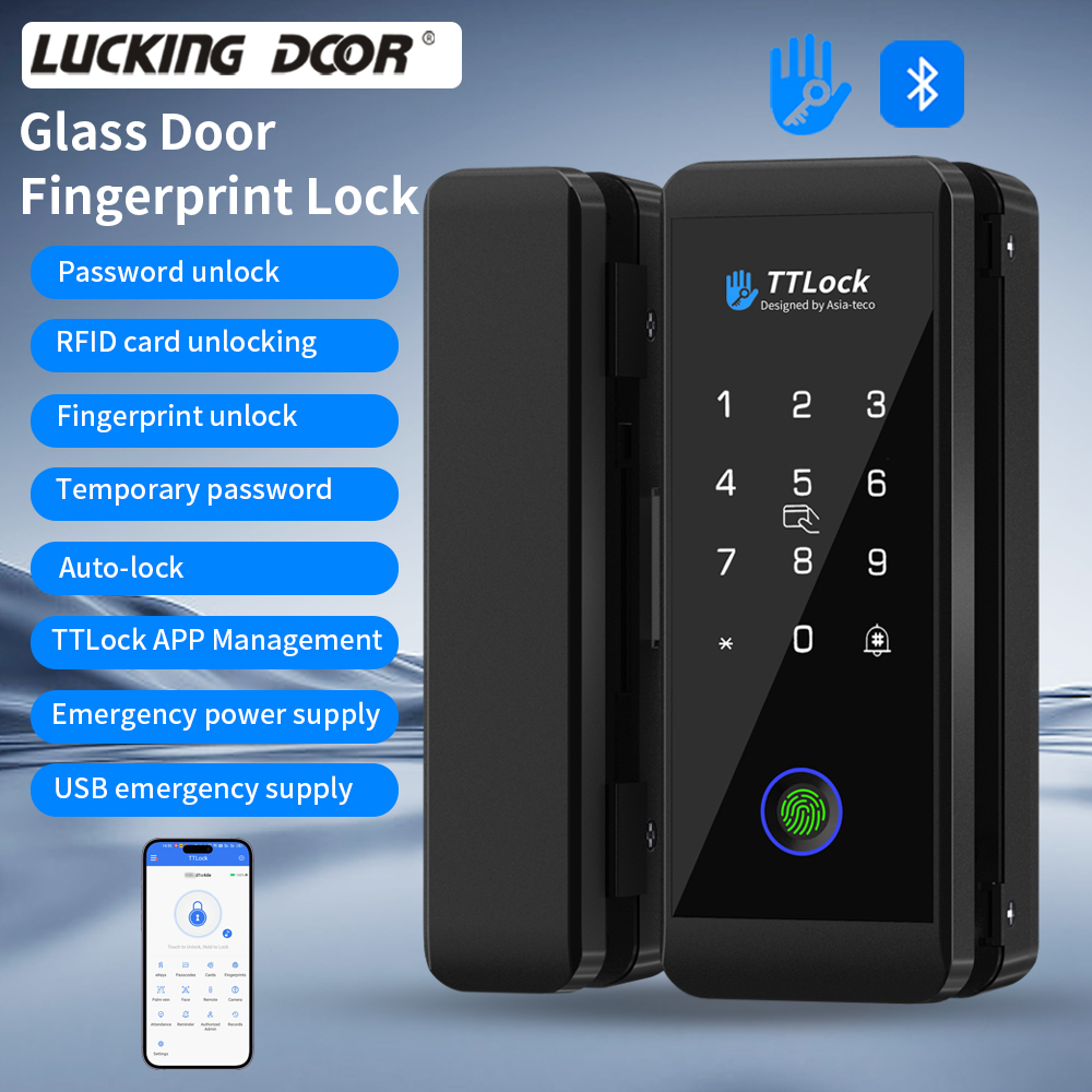 TTLOCK serrure en verre intell - Door Lock Smart Keypad avis et prix