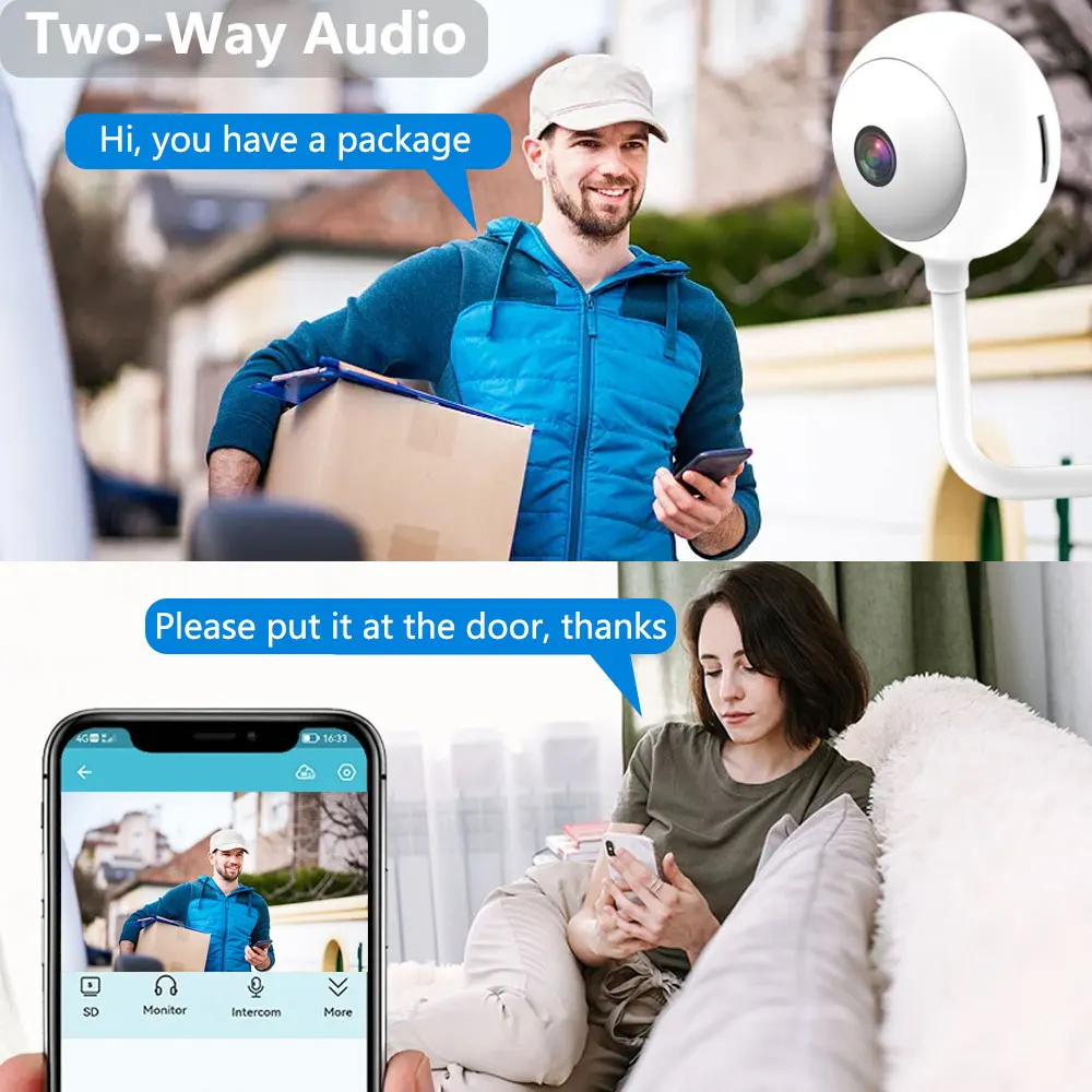 Caméra de sécurité intelligent - Home Security Flood Lights avis et prix