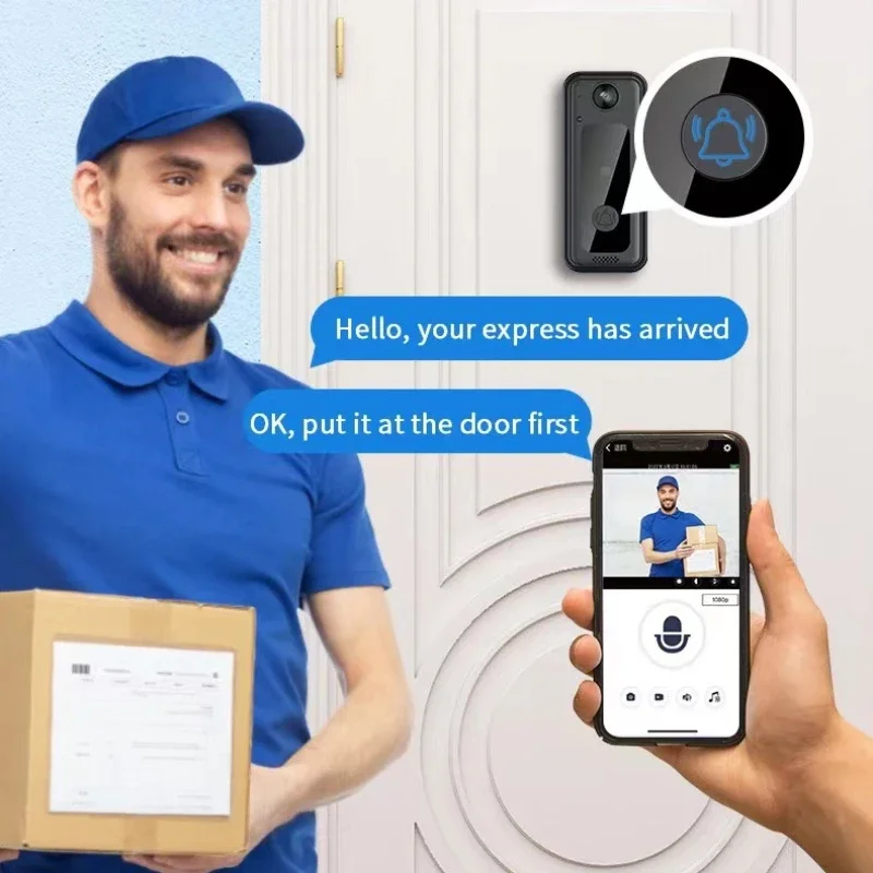 Sonnette sans fil Wifi, interp - Home Security Ring Camera avis et prix
