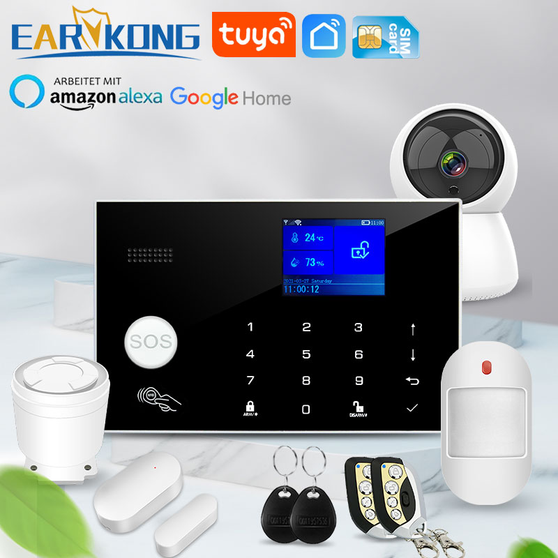 Système d'alarme Wifi GSM 433M - Home Security Phone Number avis et prix